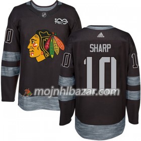 Dresovi Chicago Blackhawks Patrick Sharp 10 1917-2017 100th Anniversary Adidas Crna Authentic - Muške
